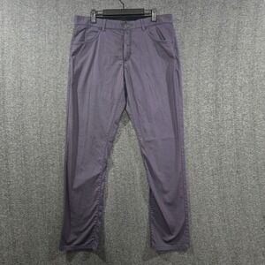 Nike Flex Purple 5 Pocket Tri Blend Golf Pants 891924-015 Mens Size 34x32 "L31"